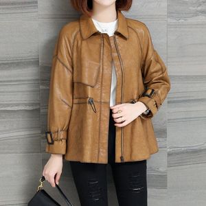 Women's Leather Real Jacket For Women 2023 Autumn And Winter Short Slim Jackets Woman Clothes Genuine Sheepskin Coat Fashion