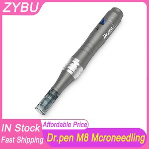 Professional dr pen ultima M8 rechargeable derma pen microneedling system dermapen with needle cartridges meso therapy skin care tool kit