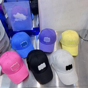 Ball Caps Fashion Sports Cap Brightly Colored Designer Hats for All Seasons Man Woman 6 Color High Quality297e