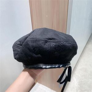 Women Cap Classic Fashion Warm Autumn Winter Beanie Valjade basker Ladies Girls Pure Color Soft Caps Bekväma Walking Wool H325F