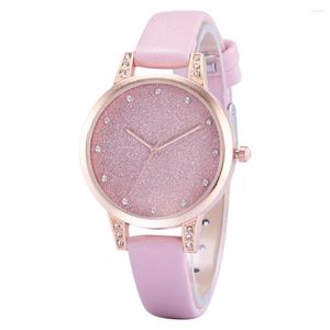 Wristwatches 100pcs/lot RE018 Original REBIRTH Brand Charming Skull Design Leather Watch Wrap Quartz Casual Wholesale Luxury Wristwatch