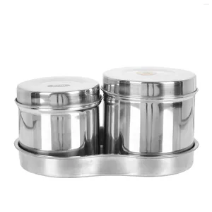 Make -up -Schwämme Sterilisator Set -Lagertank -Zubehör Unuent Container Plattenschale