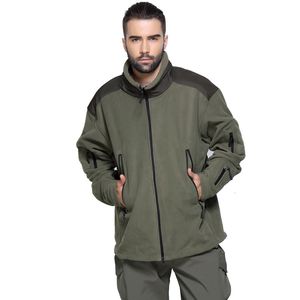 Outdoor -Jacken Hoodies Herbst Winter Männer Hergen dicken thermischen Fleece -Jacke Reiten Klettern warmes atmungsaktives Spleiß Multi -Taschenschicht Tops 230821