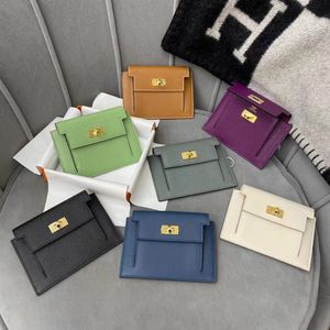 AS011High-End Epsom Mini-Taschen Leder importiert Wachslinie Handtaschen Custom Bag Handtasche Allzweck Brieftasche für Männer und Frauen sogari243l