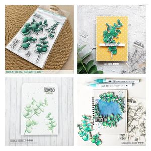 Gift Wrap Exquisite Saplings Stamps For DIY Scrapbooking Crafts Dies Cut Maker Po Template Handmade Decoration 2023