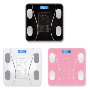 Body Weight Scales Fat Scale USB Charging Smart Wireless Digital Bathroom Composition Analyzer With Smartphone App Bluetooth 230821