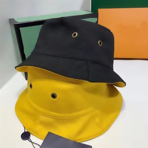 Modebrev design hink hatt för mäns kvinnors fällbara mössor svart fiskare strand sol visir breda randen hattar fällande 275x
