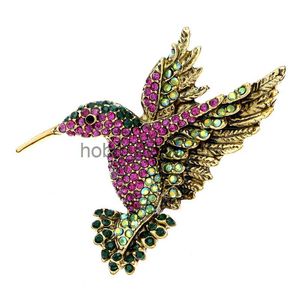 Cindy xiang colorido shummingbird broches para mulheres animais pin corea acessórios de moda jóias de festas de casaco de inverno x0822