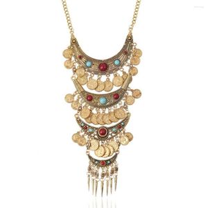 Pendant Necklaces Bib Necklace Tassels Hypoallergenic Gift Elegant Ethnic Statement Women Fashion Jewelry