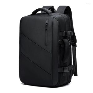 Backpack Luxury Oxford Business for Men School 15.6inch Laptop RucksackTravel Bag de grande capacidade Design estético