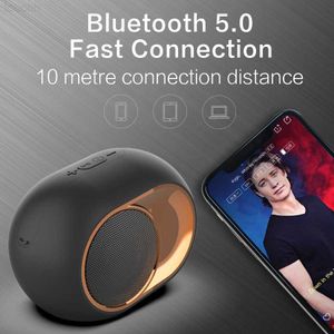 X6 Bluetooth 5.0 Lautsprecher TWS Tragbare drahtlose Lautsprecher für TelefonpC Waterfache Outdoor -Stereo Musikunterstützung TF Aux USB FM L230822