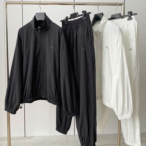 Tasarımcı Kadınlar Trailtsuit Uzun Kollu İki Parçalı Ceket ve Pantolon İnce Trailsuits #SZFP72159 Günlük Moda Eğlence Açık Spor Sweatshirt İlkbahar ve Sonbahar