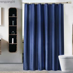 Shower Curtains Modern Shower Curtain Waterproof Thicken Bathtub Screens With Solid Color Mildew Proof Bath Curtains Bathroom Accessories R230829