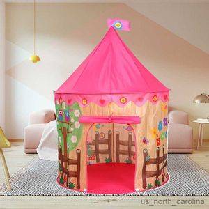 Barracas de brinquedo crianças tenda jogo jogar casa brinquedo indoor house hold menina presente aniversário brinquedo castelo presente r230830