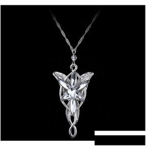 Pendant Necklaces Fashion Austrian Crystal Jewelry Twilight Star Princess Necklace Lord Of The Rings Wizard Wedding Hgwdu Drop Deliv Otvbo