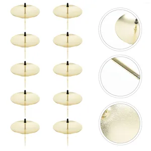 Candle Holders Taper Metal Holder Fixing Plate Festival Supplies Fixed Rack Wreath Accessories