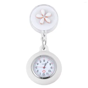 Wristwatches Fob Watch Clip- On Hanging Nursing Watches For Womenes Lapel With