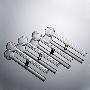 100pcs Glasölbrenner Rohre Farbig Balancer Wasserrohr 4 -Zoll -Glasrohre Kräuter Tabaköl Nagel Raucherzubehör für DAB Rig Bong