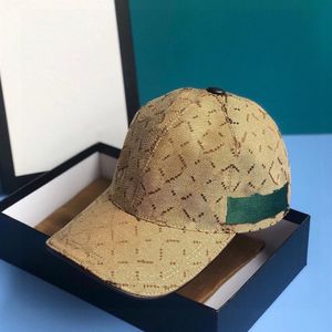 Klasik Baskı Tuval Beyzbol Şapkası Erkek Tasarımcıları Caps Fashion Hayvan Nakışına Uygun Kap Fedora Mektubu Stripe Erkekler Casquette B3165