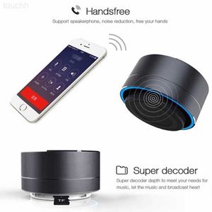 Alto -falantes portáteis Bluetooth Audio Telefone celular Subwoofer Mini Card Computador Computador de Sound Box Lock e Carre Spray High Volu Y2212 L230822