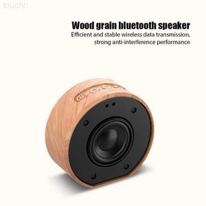 Głośniki Drewno Ziarno bezprzewodowe Bluetooth Przenośne mini subwoofer stereo Wsparcie TF Karta pyłek pulpitu samochodowego głośnik sportowy R230227 L230822