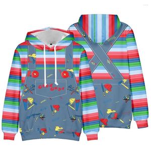 Erkek Hoodies Chucky TV Dizisi İyi Guys Hoodie Sezon 2 Cosplay üniforma Uzun Kollu Sweatshirts 2023 Erkek Kadın Giysileri