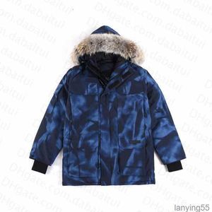 Hochwertiger Herren -Designer -Down -Jacke Winter warme Schichten Kanadischer Gänse Freizeitbrief Stickerei Outdoor Winter Mode für männliche Paare Kanadische Parkas A051 2WUX4