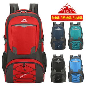 Backpacking Packs Multi Pockets 50l Capacity Outdoor Sports Bag Waterproof Climbing Ryggsäck Camping Vandring Kvinnor Trekking för män 230821