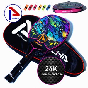 Squash Racquets ABELHA 24K carbon fiber beach racket outdoor sports with backpack tennis 230821