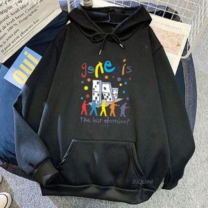 Men's Hoodies Genesiss Band Letter Print Hoodie Male/female Casual Streetwear Clothes Fall Oversized Fleece Hoody Original Graphic Pullovers