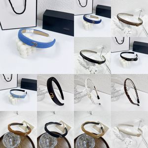 20Style Designer Stirnbänder Haarbänder für Frauen Mädchen Luxus Brand Elastizität Stirnband Fitness Stirnband Kopfwickhaarzubehör mit Buchstaben Perlenkristall