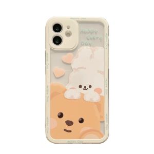 Cute Cartoon Phone Case Suitable for 15 12 11 All Inclusive X Painted 14pro Max Set 8p