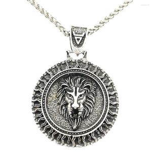 Подвесные ожерелья лев Славянский Бог солнце Велес символ амулет викинги ювелирные украшения люди талисман