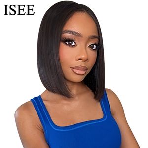 合成ウィッグウェアGO GLUELESS WIGS ISEE HAIR BOB BRAZILIAN STRATE STRATE 6x4 HD LACE WIG GLUELESS PRECLUCKED HUMAN WIGS準備ができている230822