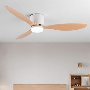 Other Home Garden Modern Led Ceiling Fan Without Lights DC Motor 6 Speeds Timing Fans 20CM Low Floor Loft Remote Control Lux vitae Fan With Lights 230821