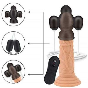 male masturbator 16 frequency double vibration glans trainer best-selling adult