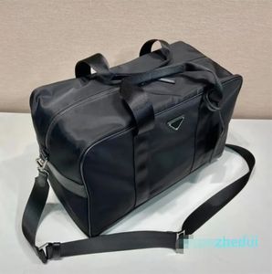 Luxury Designer Duffle Bag men Top Quality Nylon cross cowskin Plain Print Stripes Letter Travel Bags Large Capacity Canvas Luggage Bag Totes