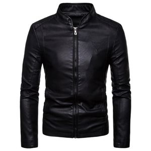 Ternos masculinos Blazers Man original Blazer Leather 2021 PU Men Jacket Suit Motorcycle Hombre Slim Fit Winter Coat281z