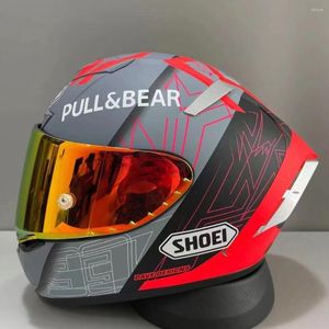 Motorradhelme Shoei X14 X-Spirit III Grey Ant Helm Panigale Custom Racing Paint Full Face