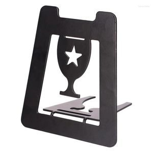 Hooks Single Medallion Stand Tabletop Ribbon Medals Holder Display Frame Stainless Steel Hanger For Sports Military Award