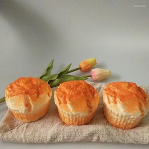 Dekorative Blumen langsamer Rückprall Simulation Brot gefälschter Puffkuchen Model Bäckerei Ladenschrank Möbelendekoration Weiche Duft Dekompression