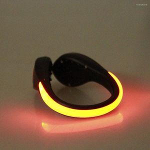 Nachtlichter Sicherheitswarnung Licht Outdoor Sport laufende Fahrradkreislauf leuchtet Luminous Schuh Clip Rucksack Lampe Fahrradzubehör