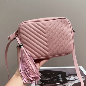 Quasten Kameratasche Designer Frauen Bag Crossbody Snapshot Taschen Umhängetasche Kaviar Echtes Leder -Sterbenbeutel Luxus klassische Buchstaben Geldbeutel Verstellbare Gurt Wallets