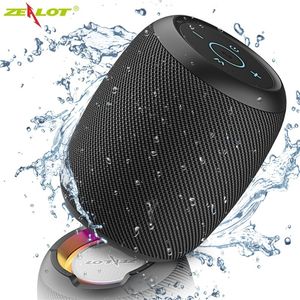 Portable Speakers ZEALOT S53 Mini Bluetooth Speaker Wireless Column Waterproof HIFI Lossless Sound Quality Stereo Subwoofer Loudspeaker 230821