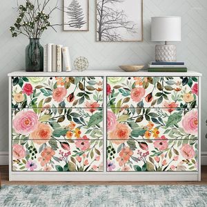 Wallpapers Furniture Renovation Wardrobe Cupboard Sticker European Decor Bedroom Wall Dinning Room Wallpaper Table Cabinet Contact Paper