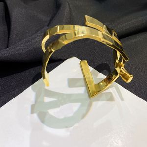 Projektantka markowa złota srebrne bransoletki Kobiety Bankle luksusowy projektanta biżuteria znaczek 18K Gold Stated Stal Bransoleta dla kobiet prezenty ślubne