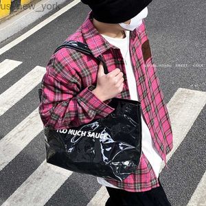 Totes Transparent Bag Large Capacity Tote Bag Female Gym Bag Handbag Waterproof PVC Jelly Shoulder Bag Fashion Brand HKD230822