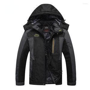 Men's Jackets THE ARCTIC LIGHT Ski Jacket Men Waterproof Fleece Snow Thermal Coat For Outdoor Mountain Skiing Snowboard 195CM 9XL