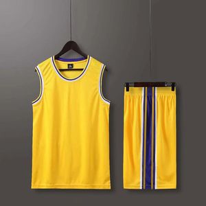 Running Sets Basketball Uniform Suit Blank Custom QuickDrying Breathable Pattern Text DIY Fitness Bodybuilding Tank Tops 230822