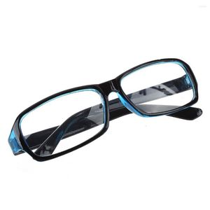 Motorcycle Helmets Unisex Black Blue Plastic Frame Arms Clear Lens Plain Glasses